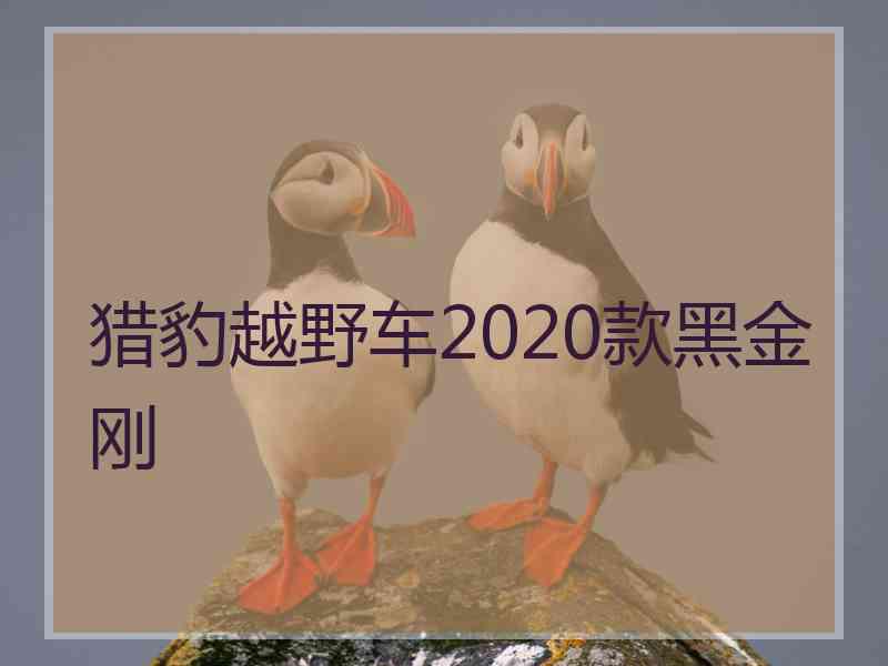 猎豹越野车2020款黑金刚