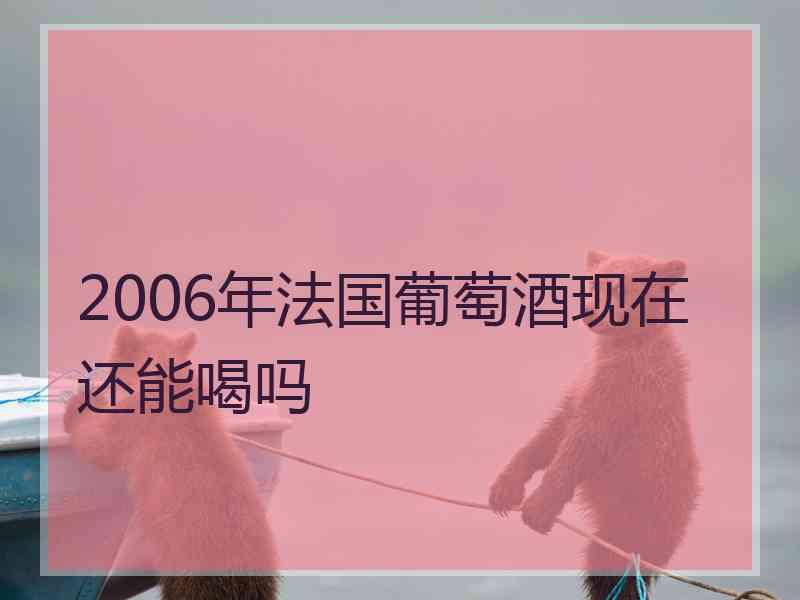 2006年法国葡萄酒现在还能喝吗