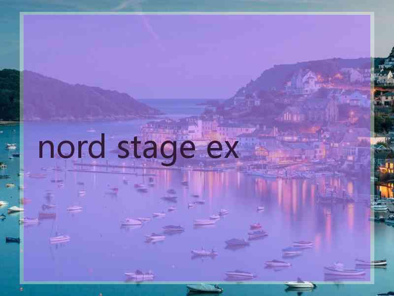 nord stage ex