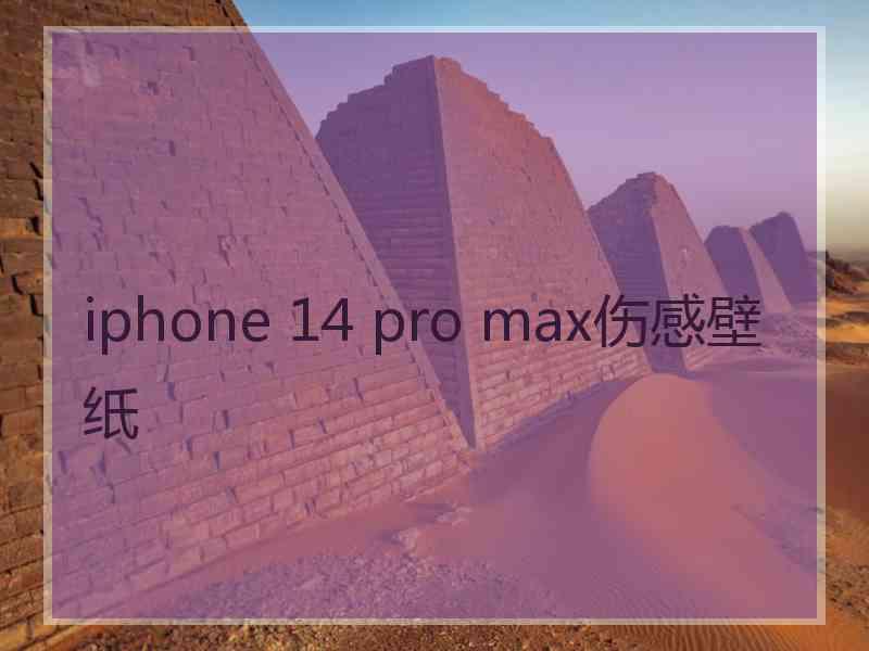 iphone 14 pro max伤感壁纸