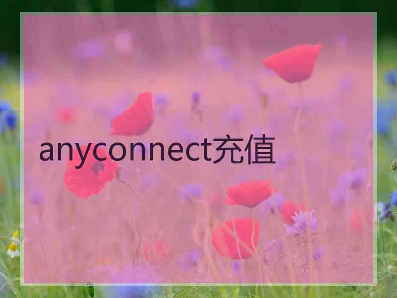 anyconnect充值