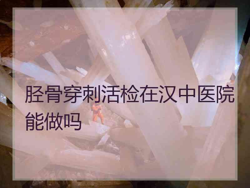 胫骨穿刺活检在汉中医院能做吗