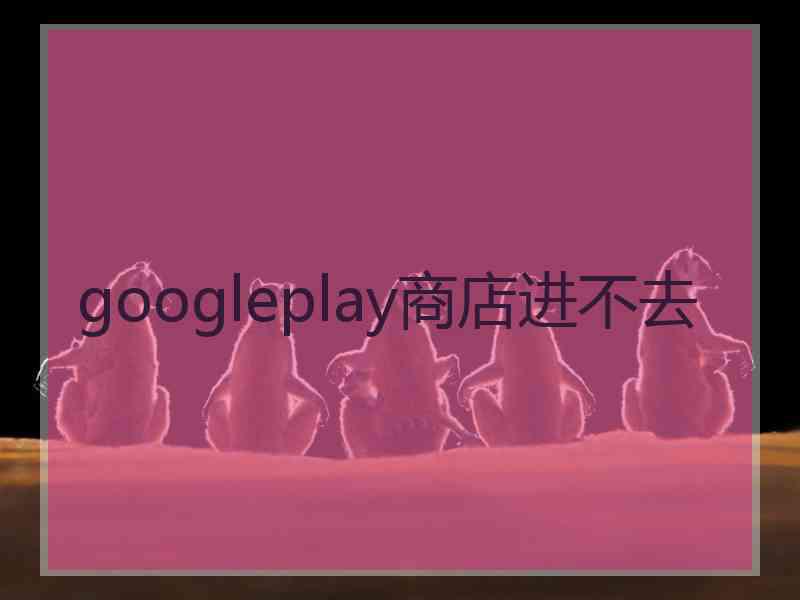 googleplay商店进不去