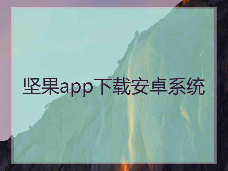 坚果app下载安卓系统