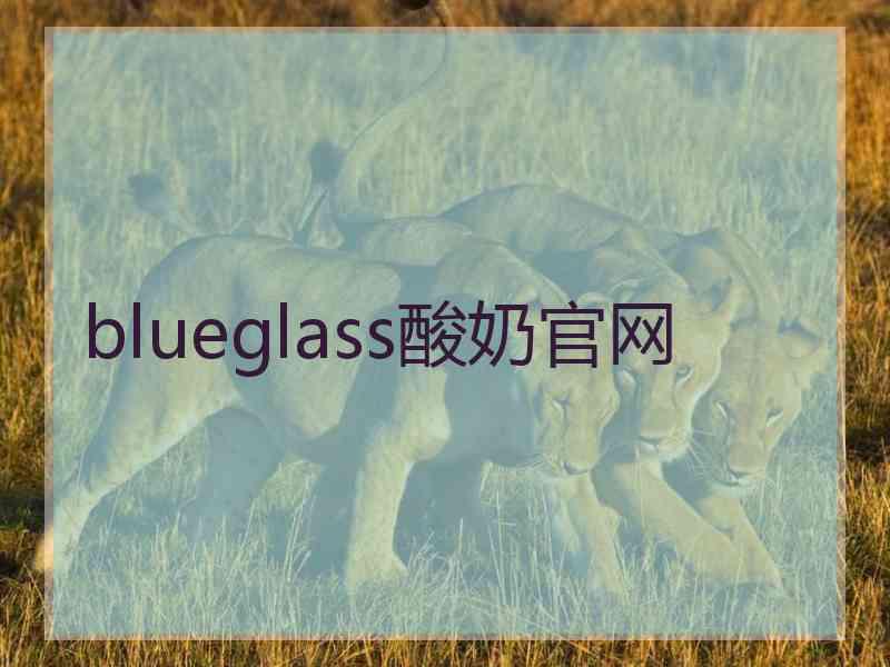 blueglass酸奶官网