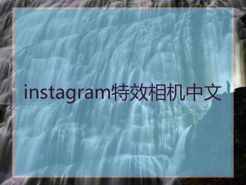 instagram特效相机中文