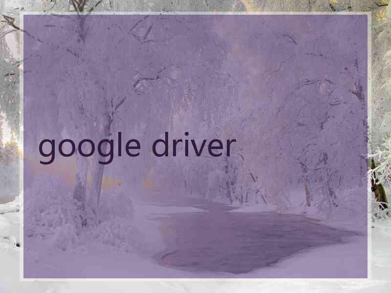 google driver