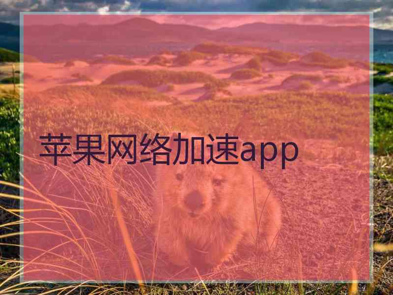 苹果网络加速app