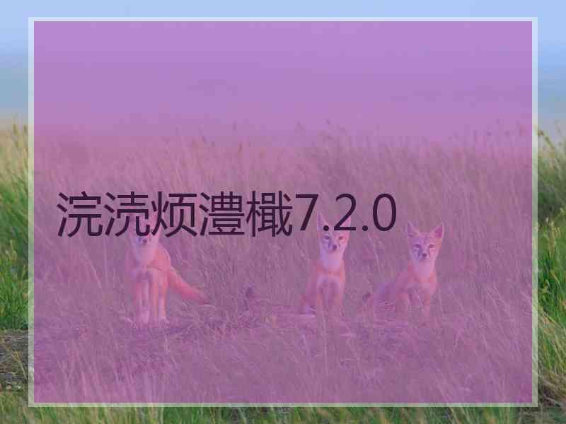 浣涜烦澧檝7.2.0