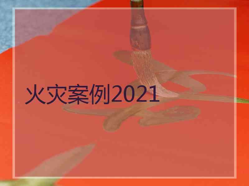 火灾案例2021