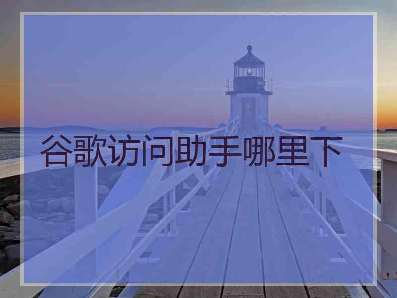 谷歌访问助手哪里下