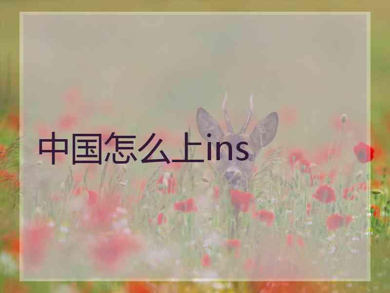 中国怎么上ins