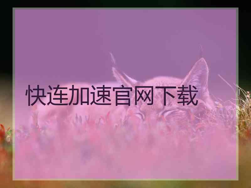 快连加速官网下载