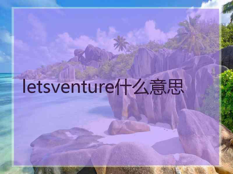 letsventure什么意思