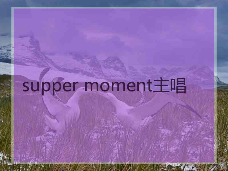 supper moment主唱