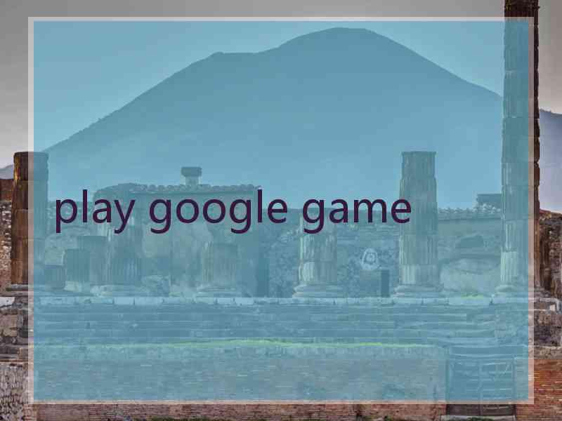 play google game