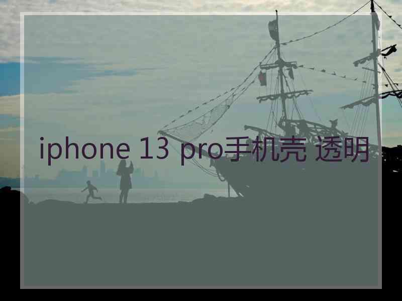 iphone 13 pro手机壳 透明