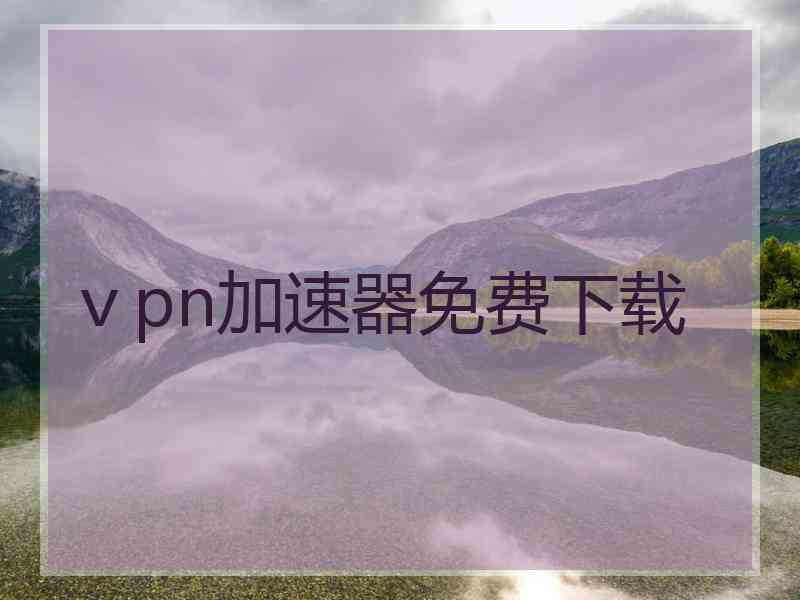 ⅴpn加速器免费下载