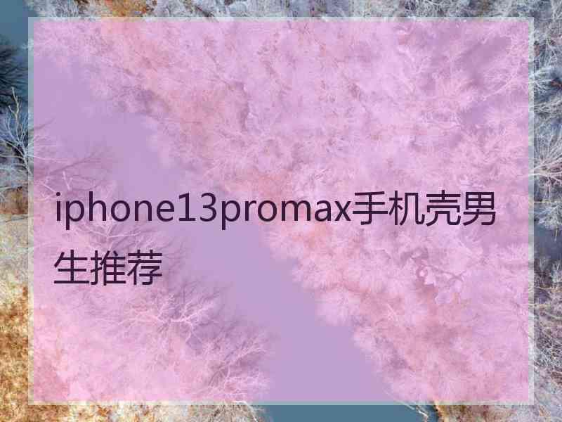 iphone13promax手机壳男生推荐