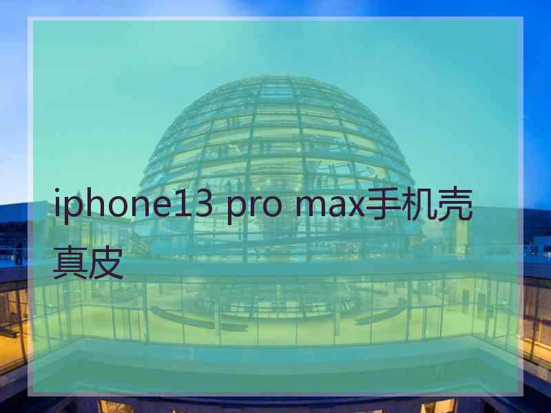 iphone13 pro max手机壳真皮