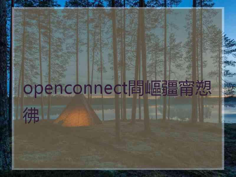 openconnect閰嶇疆甯愬彿