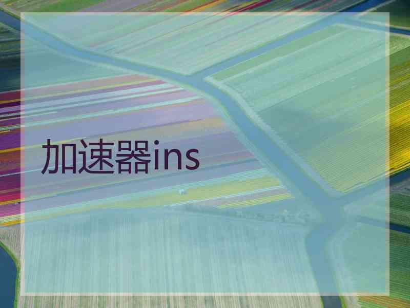 加速器ins