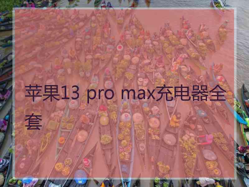 苹果13 pro max充电器全套