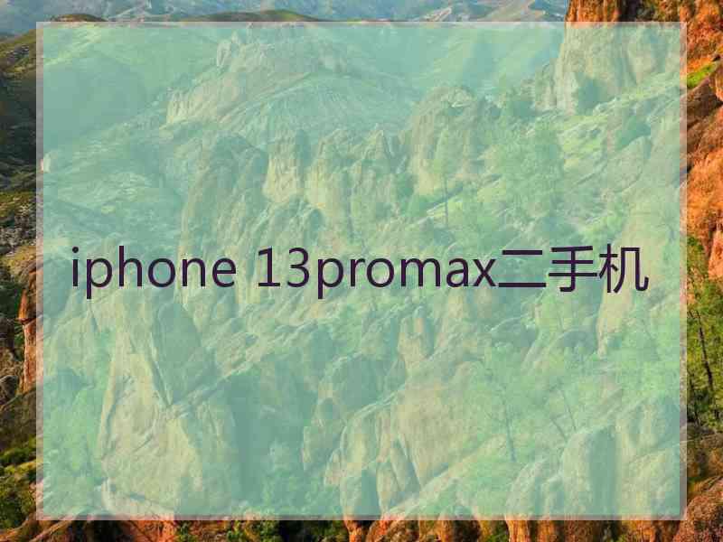 iphone 13promax二手机