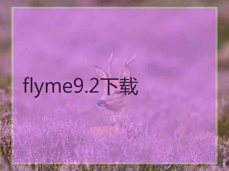 flyme9.2下载
