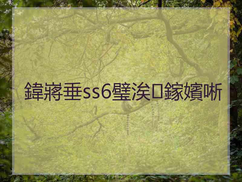 鍏嶈垂ss6璧涘鎵嬪唽