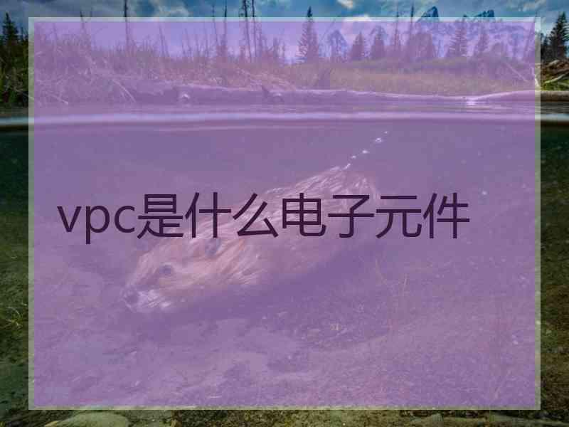 vpc是什么电子元件