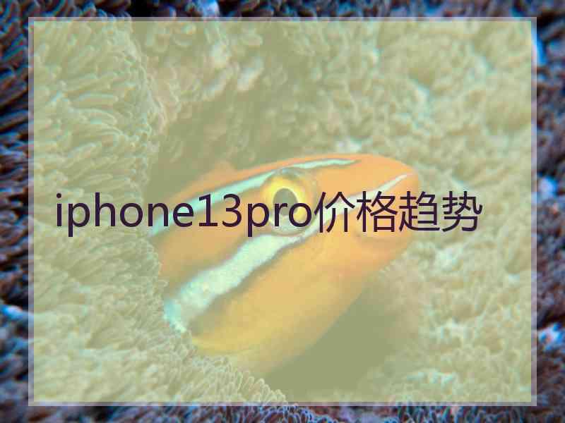 iphone13pro价格趋势