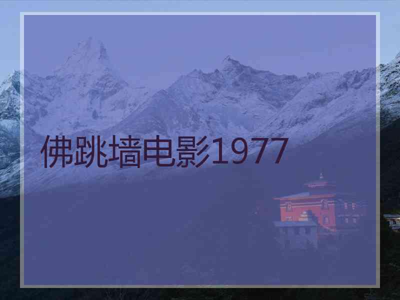 佛跳墙电影1977