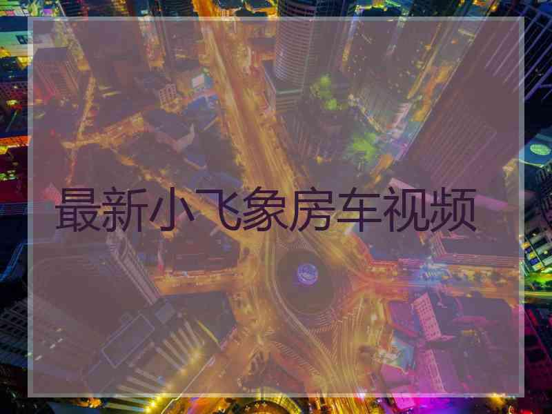 最新小飞象房车视频