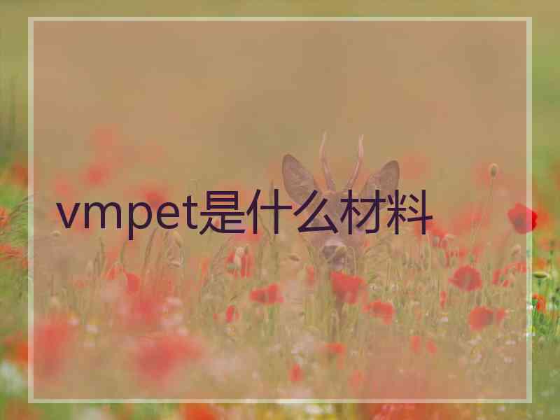 vmpet是什么材料