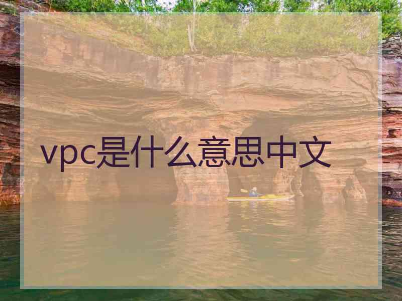 vpc是什么意思中文