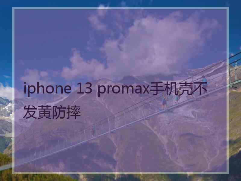 iphone 13 promax手机壳不发黄防摔