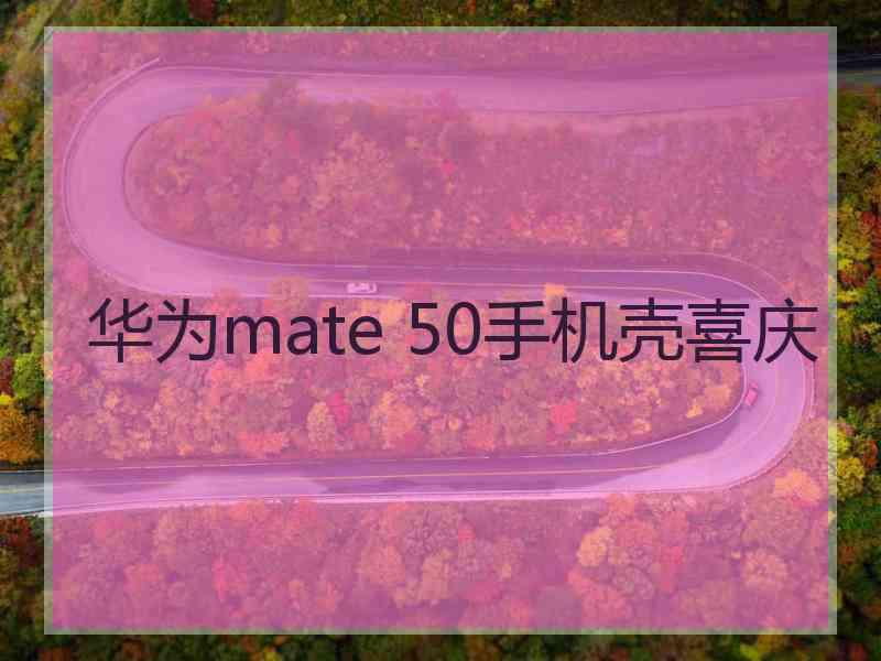 华为mate 50手机壳喜庆