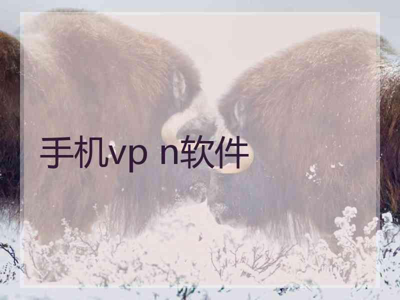 手机vp n软件