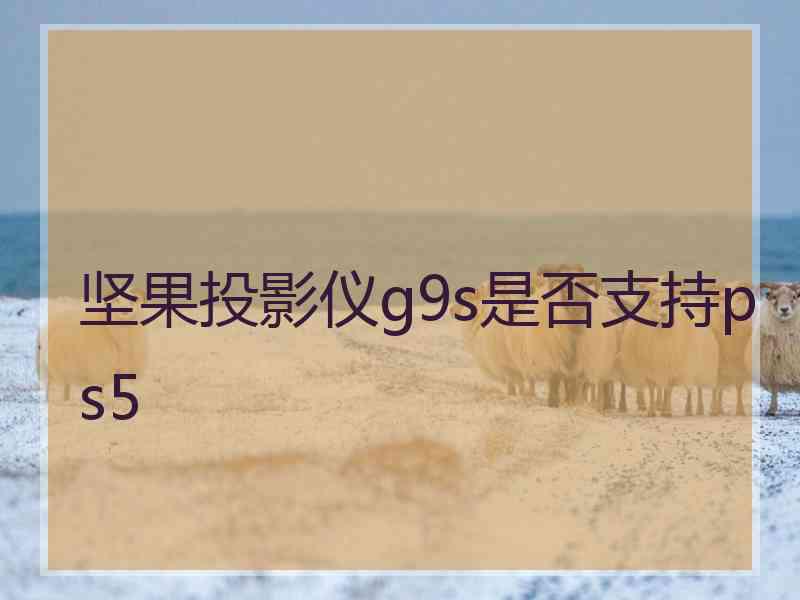 坚果投影仪g9s是否支持ps5