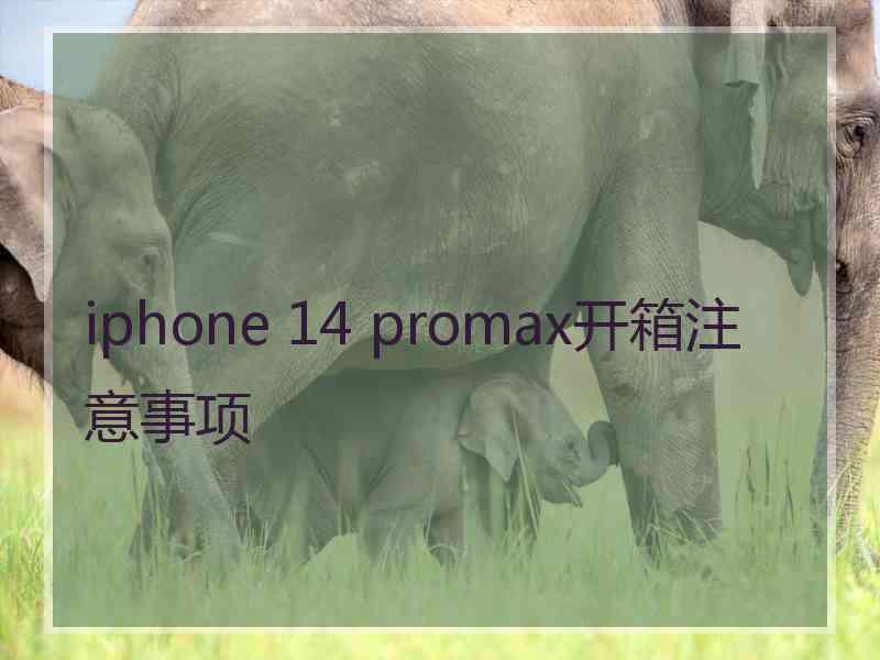 iphone 14 promax开箱注意事项