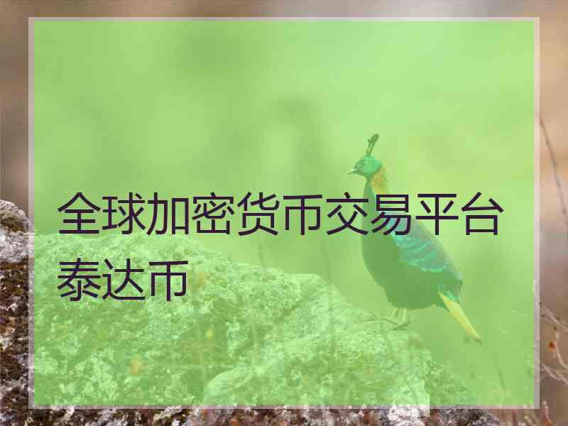 全球加密货币交易平台泰达币