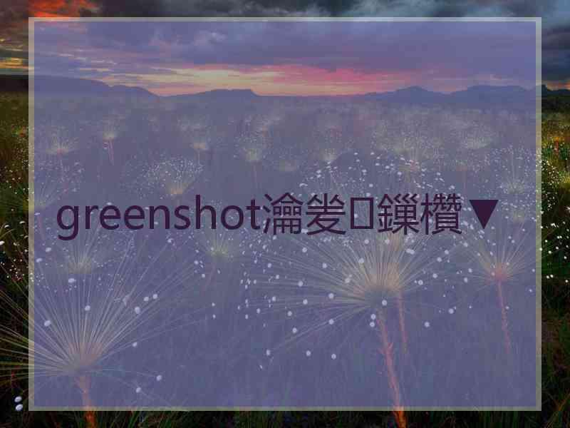 greenshot瀹夎鏁欑▼