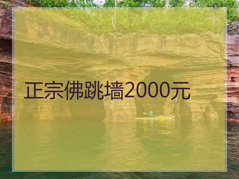 正宗佛跳墙2000元