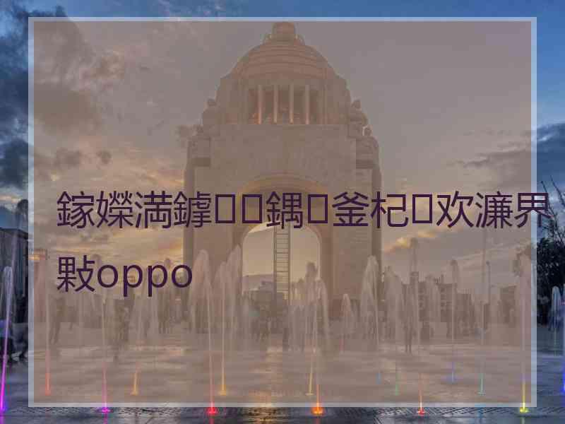 鎵嬫満鎼鍝釜杞欢濂界敤oppo