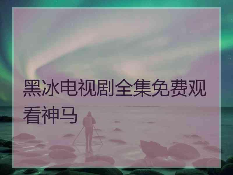 黑冰电视剧全集免费观看神马