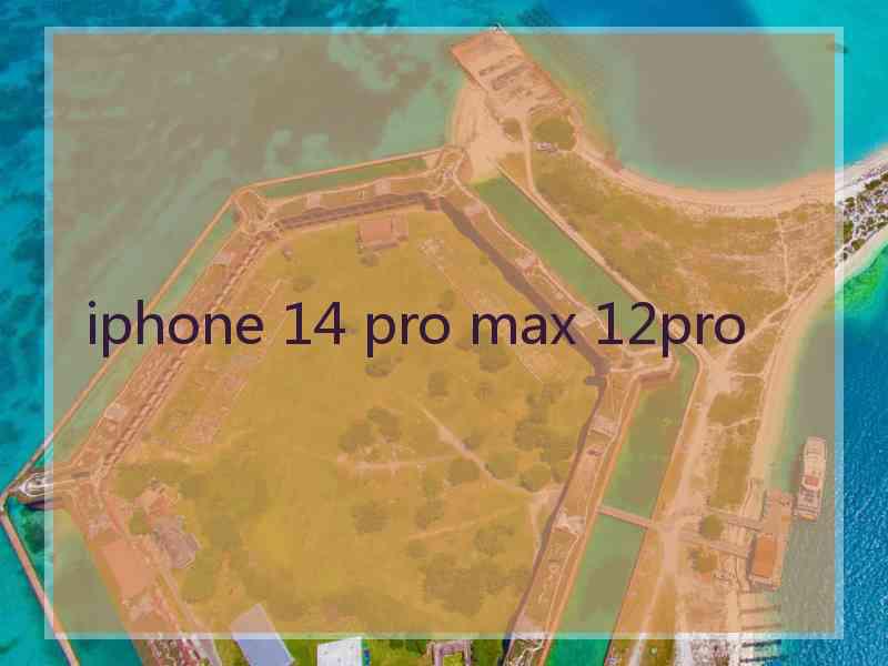 iphone 14 pro max 12pro