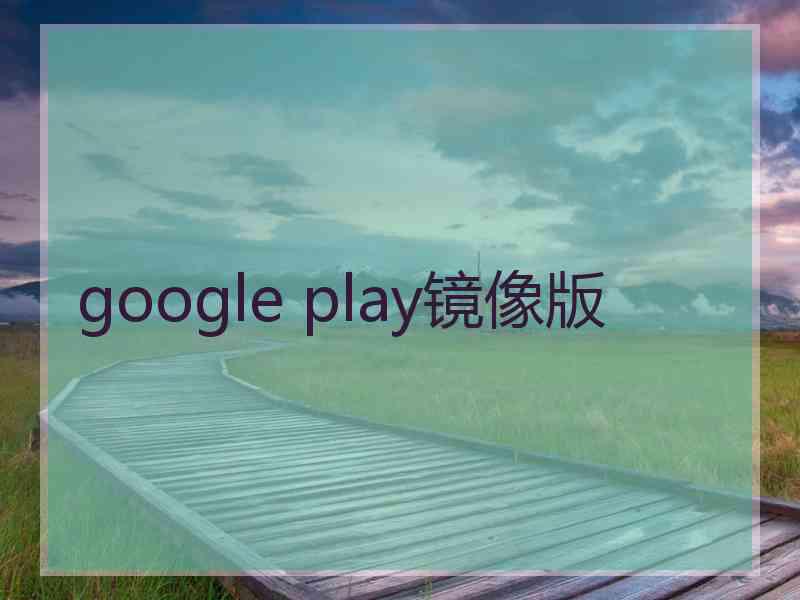 google play镜像版