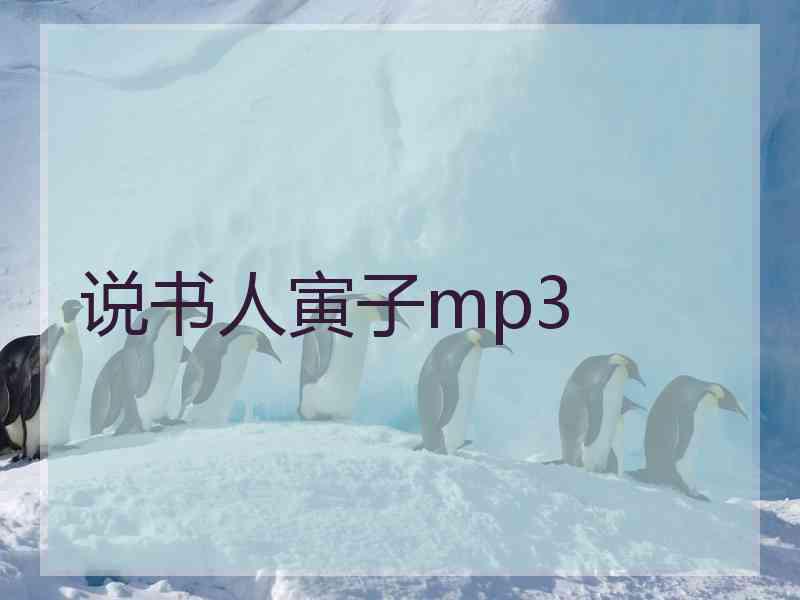 说书人寅子mp3