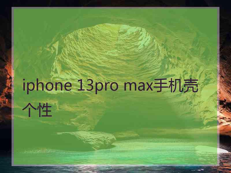 iphone 13pro max手机壳个性